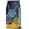 Низкозерновой корм для кошек MONGE BWILD LOW GRAIN мясо зайца 1,5кг