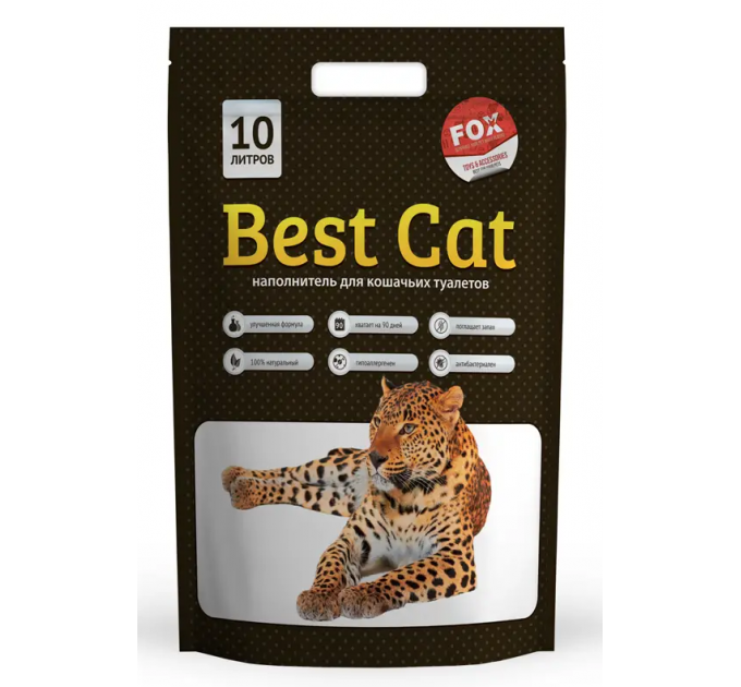 Best Cat White - силікагелевий наповнювач для туалету (без аромату) 10л