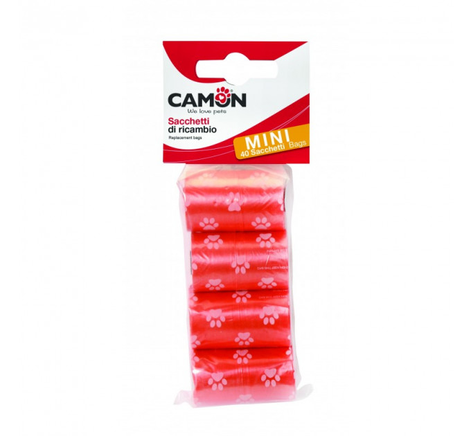 Сменные гигиенические пакеты Camon (4 рулона по 10 пакетов)