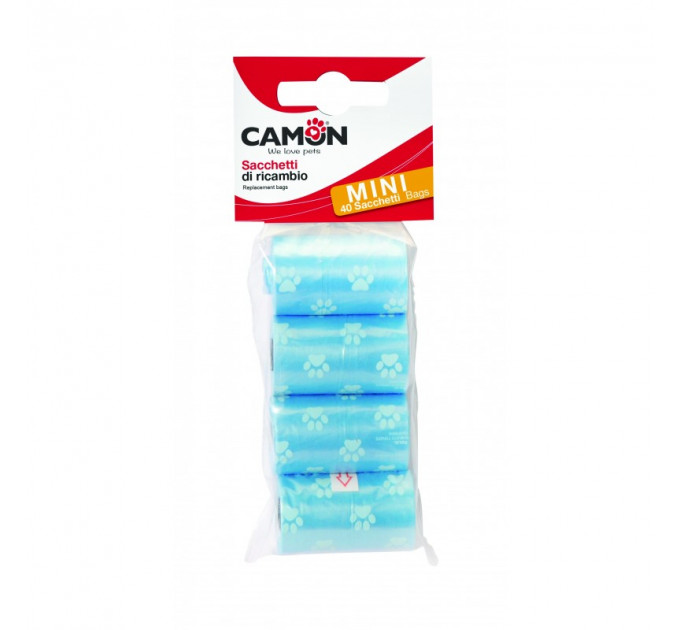 Сменные гигиенические пакеты Camon (4 рулона по 10 пакетов)