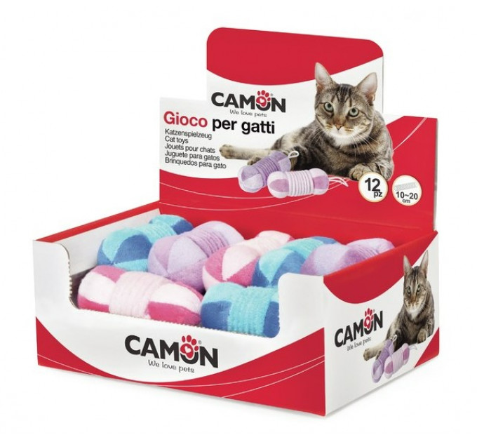 Іграшка для котів Camon - М'ячик на пружинці, 10-20см