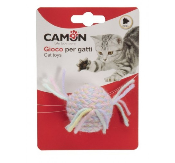 Іграшка для котів Camon - М'ячик з дзвіночком, 4см