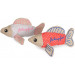 Іграшка для котів  Camon - Різнокольорові рибки, 13,5см