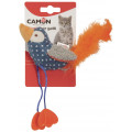 Игрушка для кошек Camon - Птица с перьями и кошачьей мятой