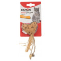 Іграшка для котів Camon - Серце з дзвіночком та котячою м'ятою, 4,5 х 6 см