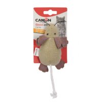 Іграшка для котів Camon - Мишка з деніму, 10 см