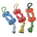 Іграшка для собак Camon - Вінілова кістка з мотузкою, 11см