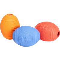 Іграшка для собак Camon - Маленький гумовий м'яч для регбі, 8см