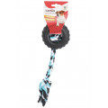 Игрушка для собак Camon - Шина TPR с хлопковой веревкой, 10см