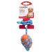 Іграшка для собак Camon - Гумовий м'яч із мотузкою, 7х35см