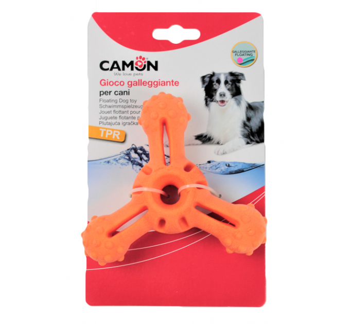 Игрушка для собак Camon - Плавающая игрушка TPR с 3 точками, 11см