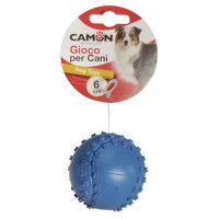 Игрушка для собак Camon - Спортивный резиновый мяч с пищалкой, 6см