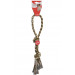 Іграшка для собак Camon - Бавовняна мотузка 2 вузла з петлею-ручкою, 41см