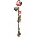 Іграшка для собак Camon - Бавовняна мотузка з великим вузлом, 44см