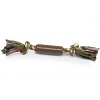 Игрушка для собак Camon - Хлопковая веревка с TPR цилиндром (12см), 28см