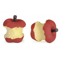 Іграшка для собак Camon - Червоне яблуко з латексу з пищалкою, 8х10см
