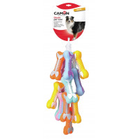 Іграшка для собак Camon - Вінілова іграшка-кістка з риб'ячою кісткою, 15см