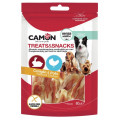 Ласощі для собак Camon - Кролячі вушка з куркою Treats & Snacks, 7см - 80г