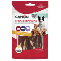 Ласощі для собак Camon - Treats & Snacks Закуска з кролятини, тріски та сиром'ятної шкіри, 12см - 80г