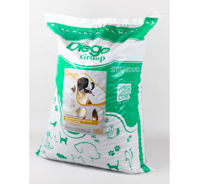 Корм для собак Diego Group для крупных пород от 3-х месяцев с курицей 10 кг