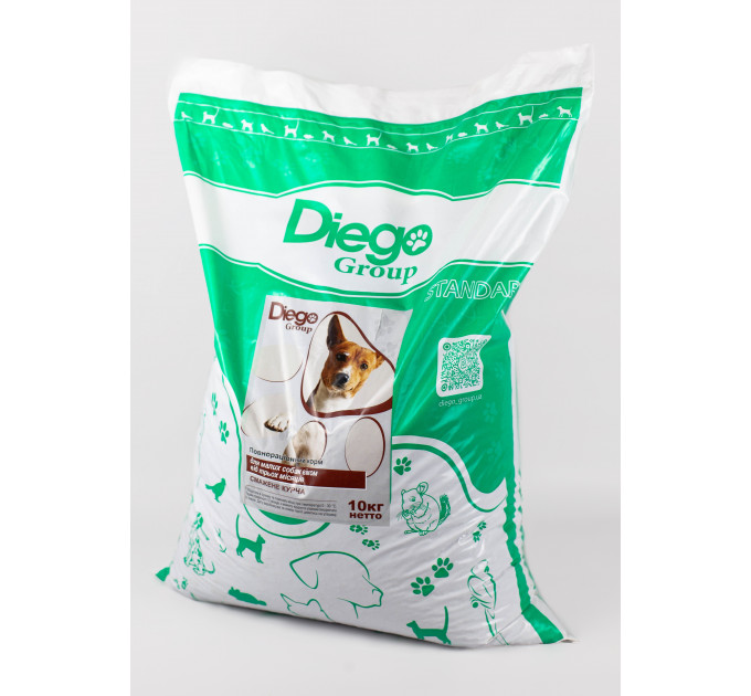Корм для собак Diego Group для мелких пород от 3-х месяцев с курицей 10 кг