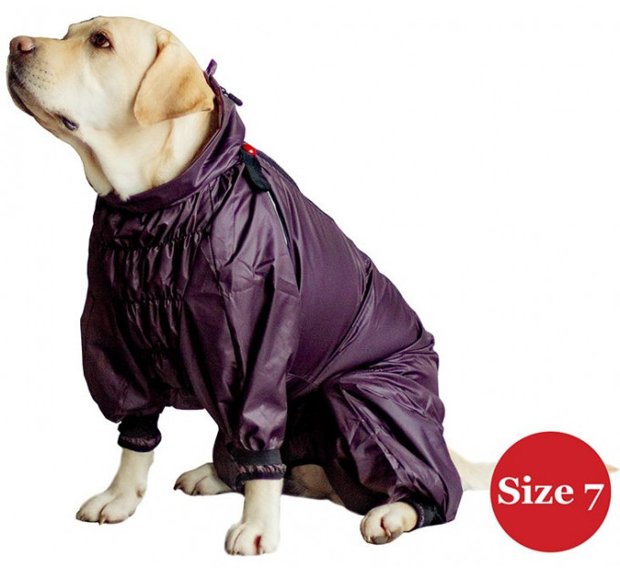 Комбінезон-дощовик для собак Diego Rain (для дівчаток) розмір 7