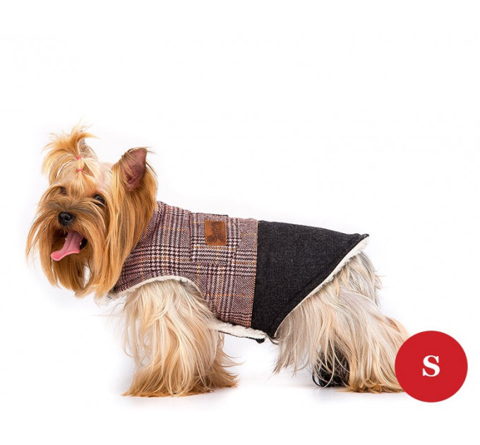Демісезонний жилет для собак Diego Vest Коричневий розмір S