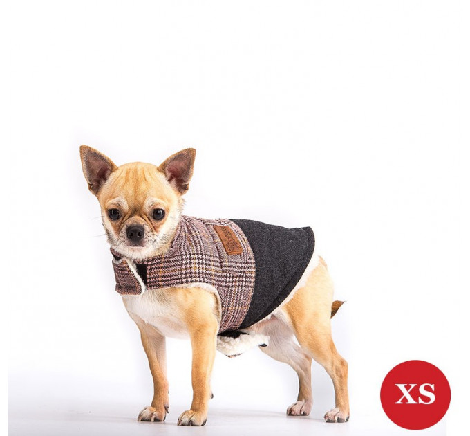 Демісезонний жилет для собак Diego Vest Коричневий розмір XS