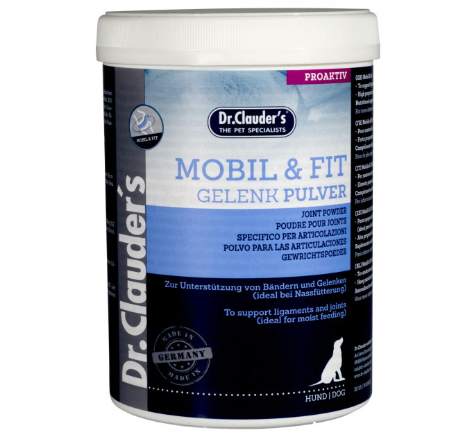 Витамины для собак Dr.Clauder’s Mobil & Fit Joint Powder для суставов и связок 1100 г