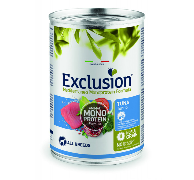 Exclusion Adult Tuna консерви для дорослих собак усіх порід із тунцем 400 г