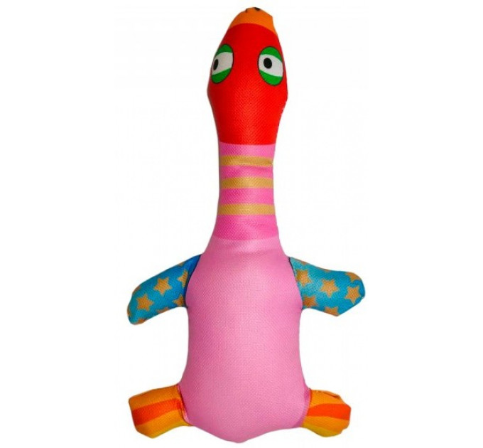 Іграшка Fox з оксфорду для собак "Качка" рожева (25*15см)