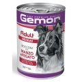 GEMON DOG WET Medium Adult консерви для собак з яловичиною та печінкою 415г