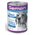 GEMON DOG WET Medium Adult консерви для собак з тунцем та лососем 415г