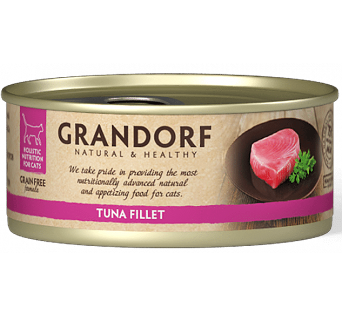 Grandorf Tuna Fillet - консерви для кішок Філе тунця, 70 г