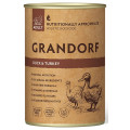 Grandorf Duck & Turkey - консервы для собак Утка с Индейкой, 400 г