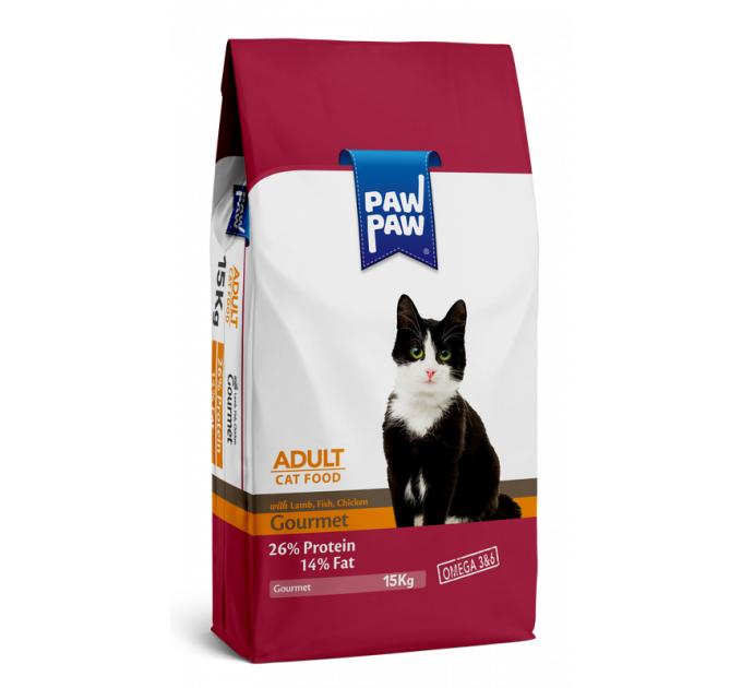 Hermos Pawpaw Сухой корм для взрослых привередливых кошек 7 кг