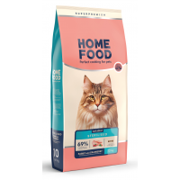 Корм для кастрованих котів та стерилізованих кішок Home Food з кроликом та журавлиною 10кг