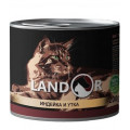 Влажный корм для котят Landor индейка с уткой 200г