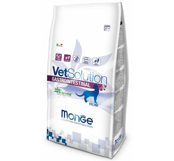 Корм для котів Monge VetSolution Gastrointestinal при гастроентерологічних патологіях 0,4 кг