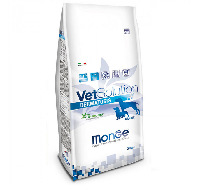 Корм для собак Monge VetSolution Dermatosis при дерматологических заболеваниях 2 кг
