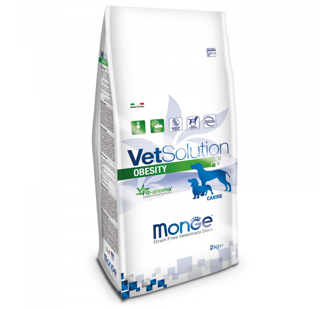Корм для собак Monge VetSolution Obesity для снижения избыточной массы тела 2 кг