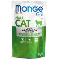 MONGE CAT GRILL Adult паучі для котів з кроликом 85г