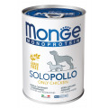 MONGE DOG SOLO 100% курица 400г - монопротеиновый паштет для собак