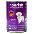 Монопротеиновая консерва Nourish с бараниной для собак 400г