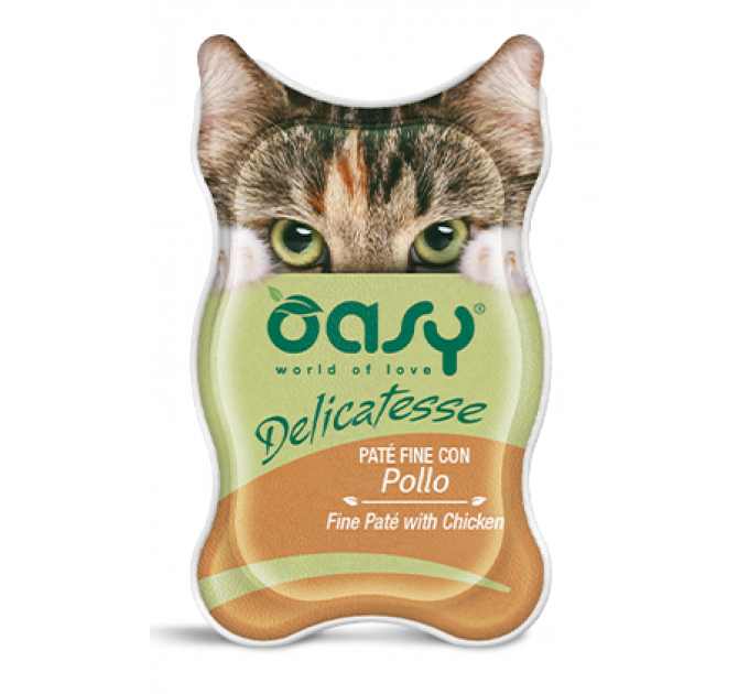 Паштет для котов OASY Cat Wet с курицей 85г