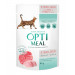 Вологий корм Optimeal з яловичиною та індичим філе в желе для стерилізованих котів 85г