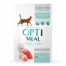 Вологий корм Optimeal з індичкою та курячим філе в соусі для стерилізованих кішок 85г