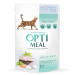 Влажный корм Optimeal с треской и овощами в желе для взрослых котов 85г