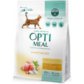 Сухой корм Optimeal Adult Cat Chicken с курицей для взрослых котов 0,2кг