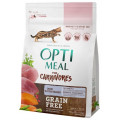 Беззерновий сухий корм Optimeal з качкою та овочами для дорослих котів 0,3кг